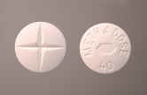 40-milligram methadone tablets